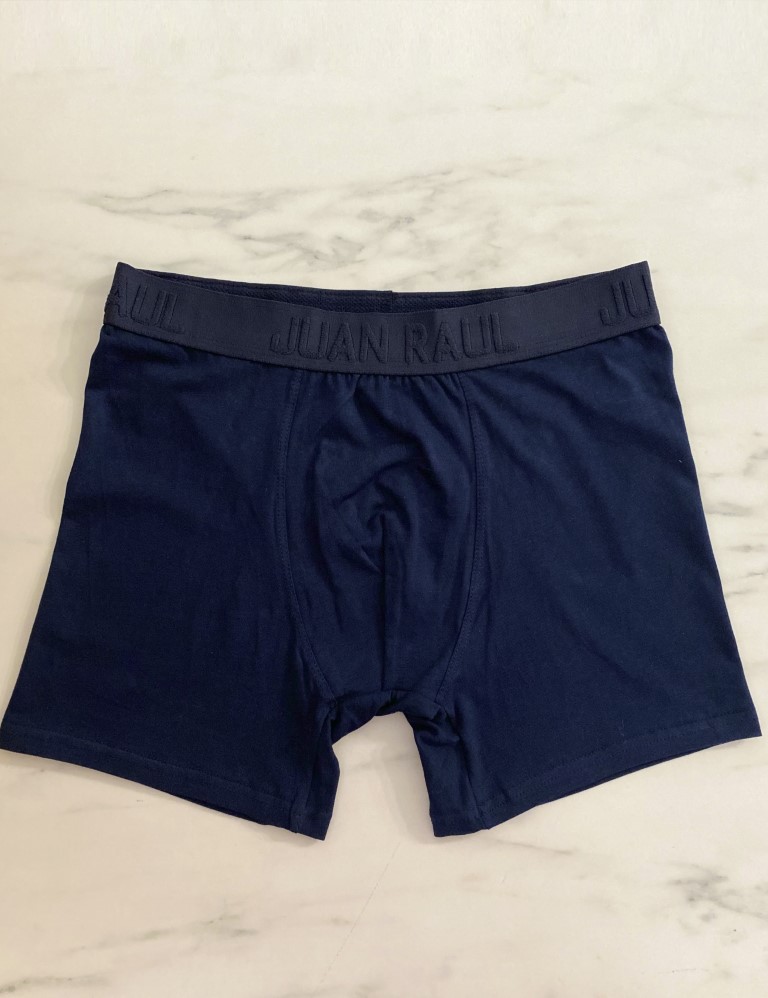 Ανδρικό βαμβακερό μπλε μποξεράκι μονόχρωμο JR254202 - - - 